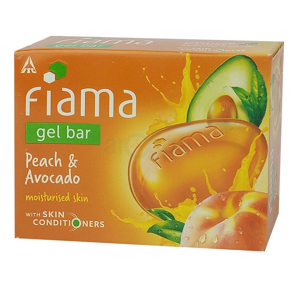 Fiama Moisturised Skin Gel Bar with Peach & Avocado 75gm  