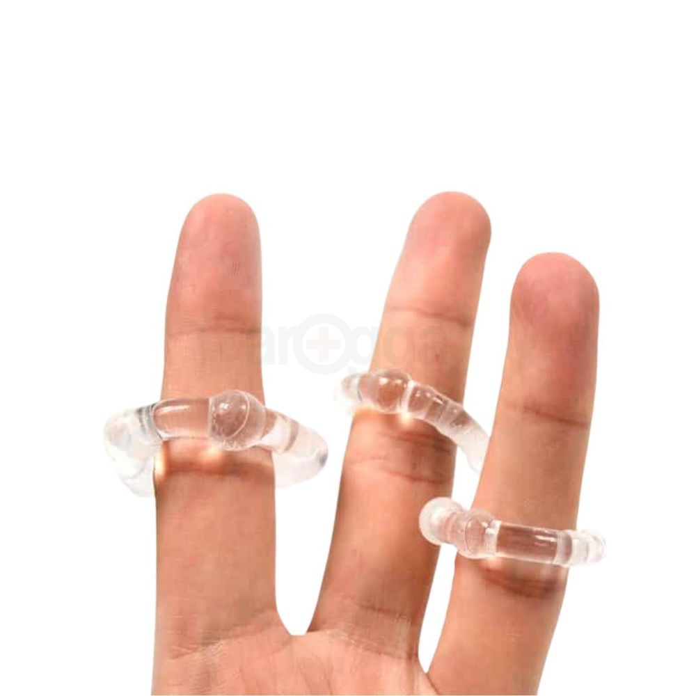 Stay Hard Beaded Cock Ring (Phthalates Free) - 3 pcs  