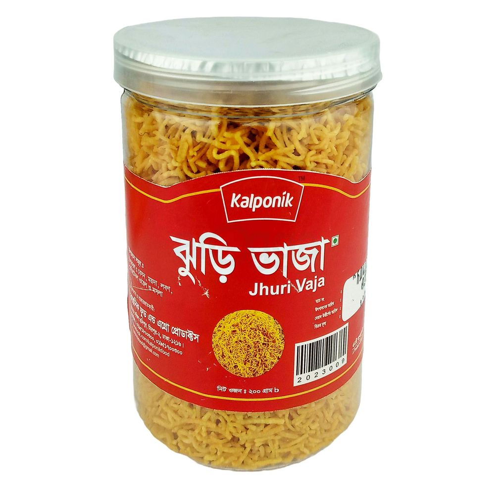 Kalponik Jhuri Vaja (কাল্পনিক ঝুড়ি ভাজা ) 200gm Jar  