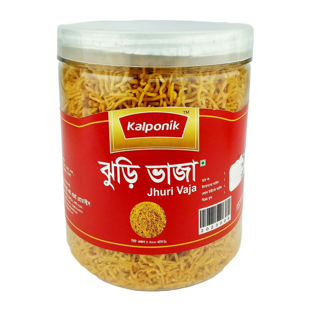 Kalponik Jhuri Vaja (কাল্পনিক ঝুড়ি ভাজা ) 300gm Jar  