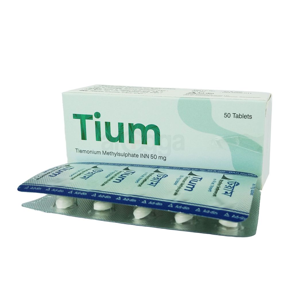 Tium 50mg tablet