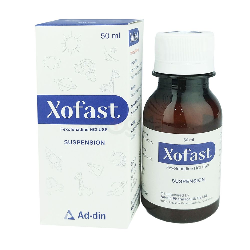 Xofast 30mg/5ml suspension