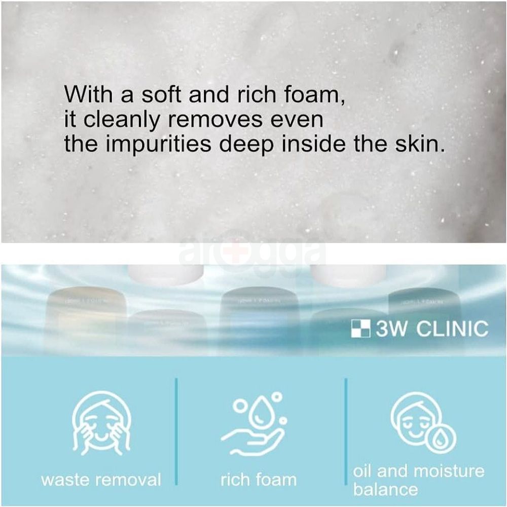 3W Clinic Collagen Clear Cleansing Foam  