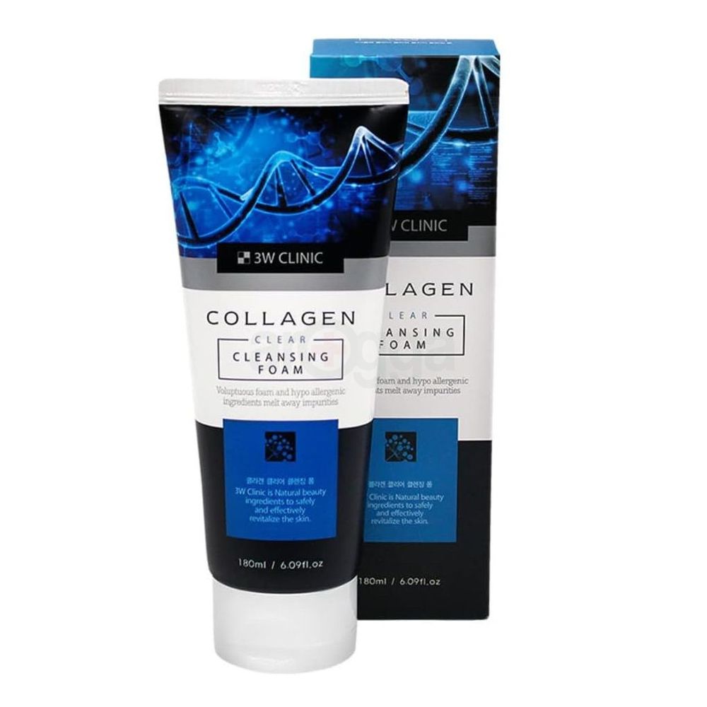 3W Clinic Collagen Clear Cleansing Foam 180ml  
