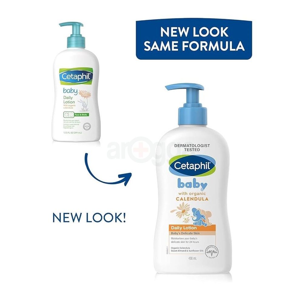 Cetaphil Baby Daily Lotion for Baby's Delicate Skin with Calendula 400ml  