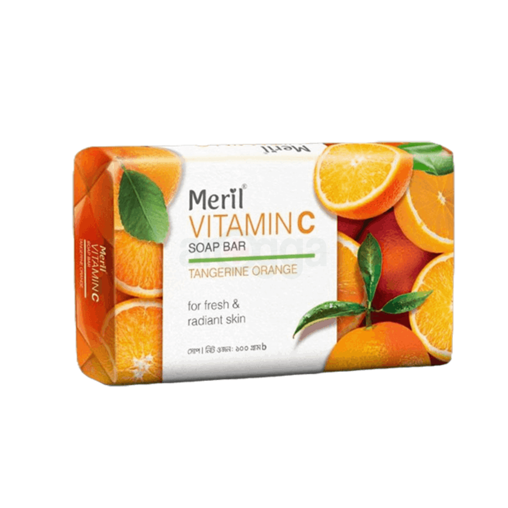 Meril Vitamin C Soap Tangerine Orange 100gm  