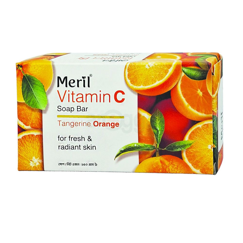 Meril Vitamin C Soap Tangerine Orange 150gm  