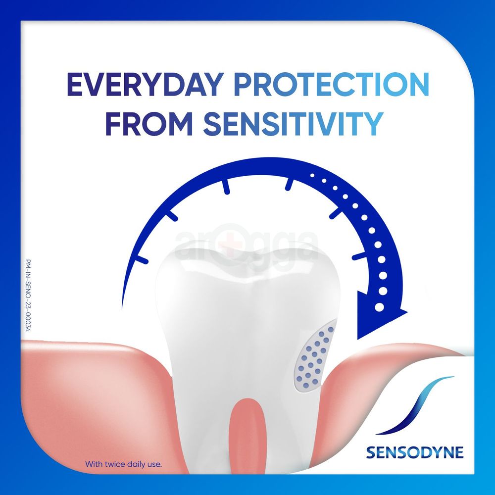 Sensodyne Mouthwash Complete Protection+, All in One Mouth Wash for Sensitivity Protection, Strong teeth and lasting freshness, Pack of 100ml  