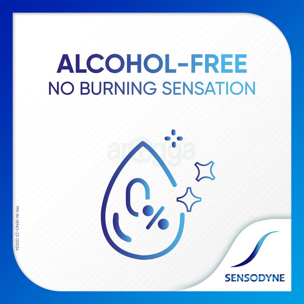 Sensodyne Mouthwash Complete Protection+, All in One Mouth Wash for Sensitivity Protection, Strong teeth and lasting freshness, Pack of 100ml  