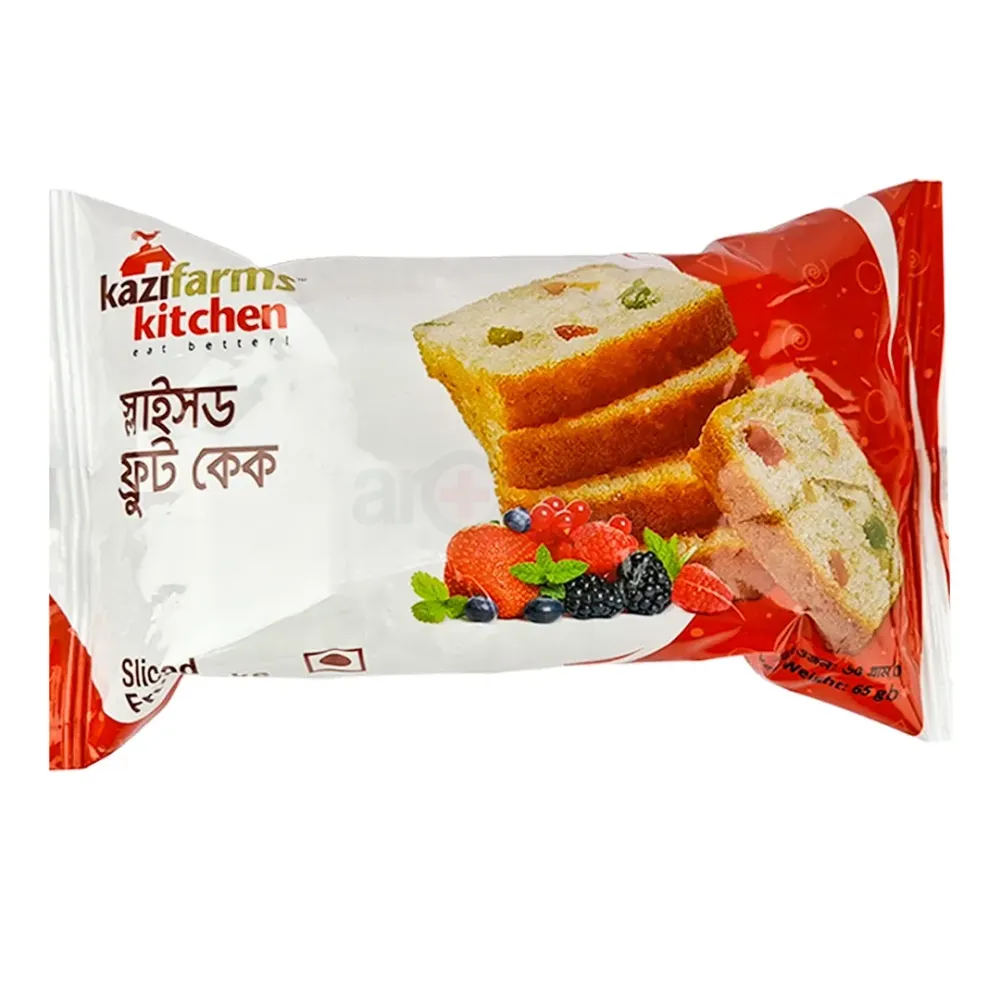 Kazifarms Sliced Fruit Cake 65gm Pack  