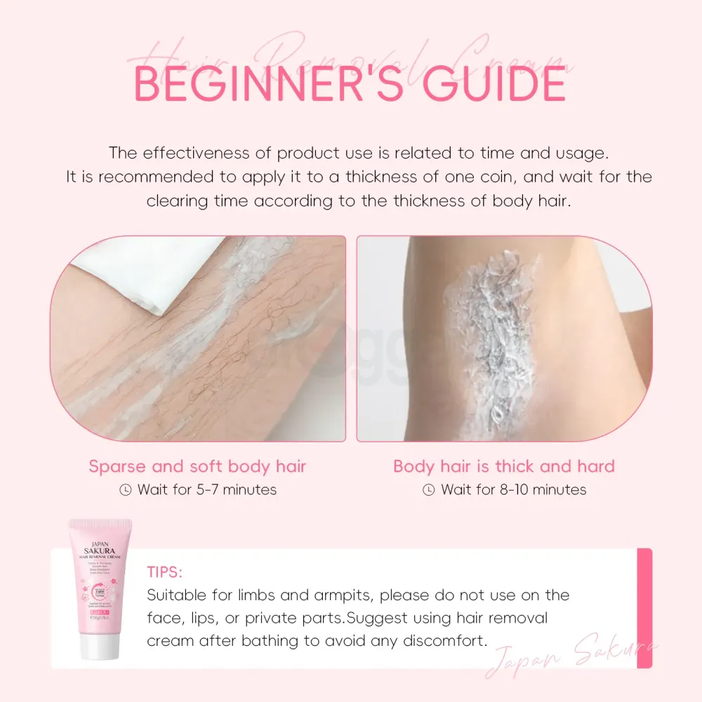 Laikou Japan Sakura Hair Removal Cream 50g  