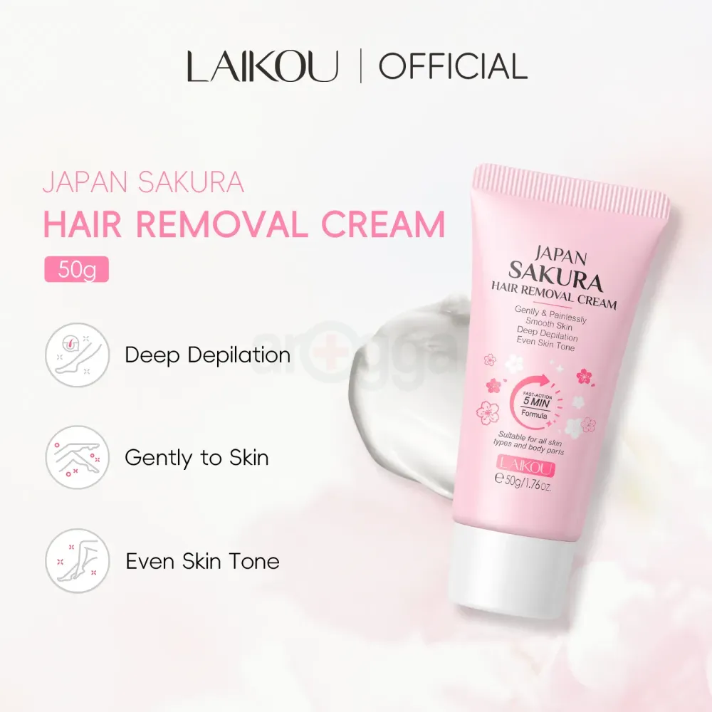 Laikou Japan Sakura Hair Removal Cream 50g  