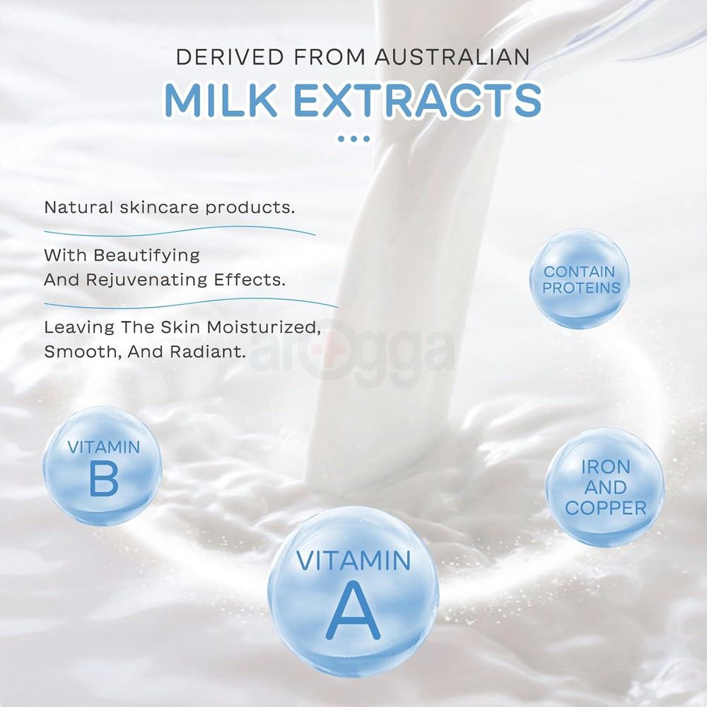 Laikou Milk Skincare 5 Pcs Set (Cleanser + Eye Cream + Mosturizing Cream + Brightening Cream + Sunscreen)  