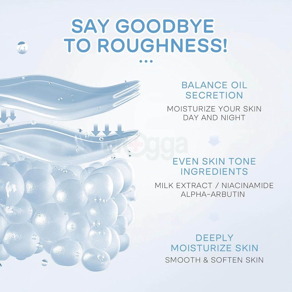 Laikou Milk Skincare 5 Pcs Set (Cleanser + Eye Cream + Mosturizing Cream + Brightening Cream + Sunscreen)  