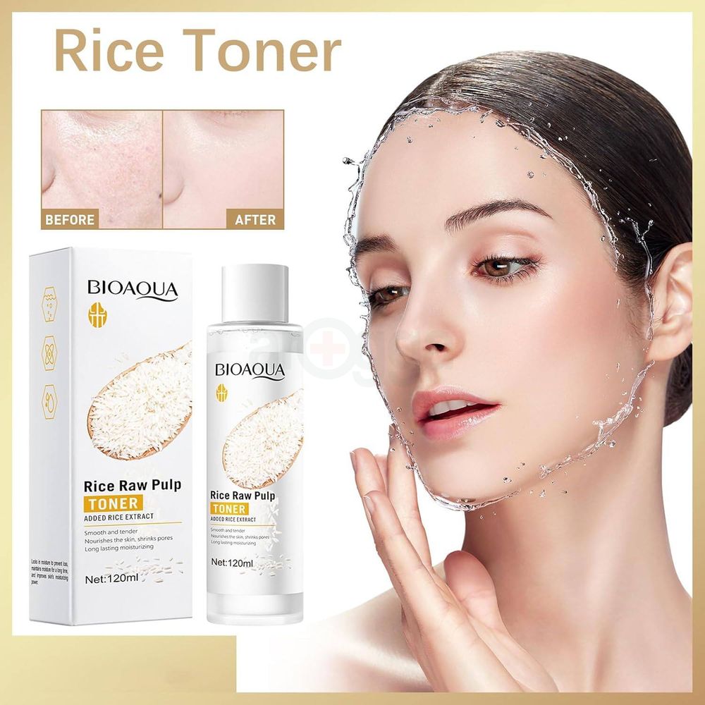 Bioaqua Rice Raw Pulp Toner with Added Rice Extract  