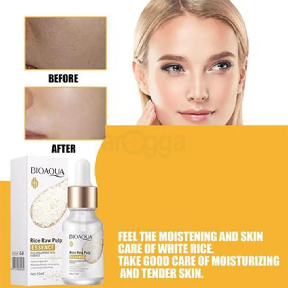 Bioaqua Rice Raw Pulp Essence with Hyaluronic Acid - 15ml  