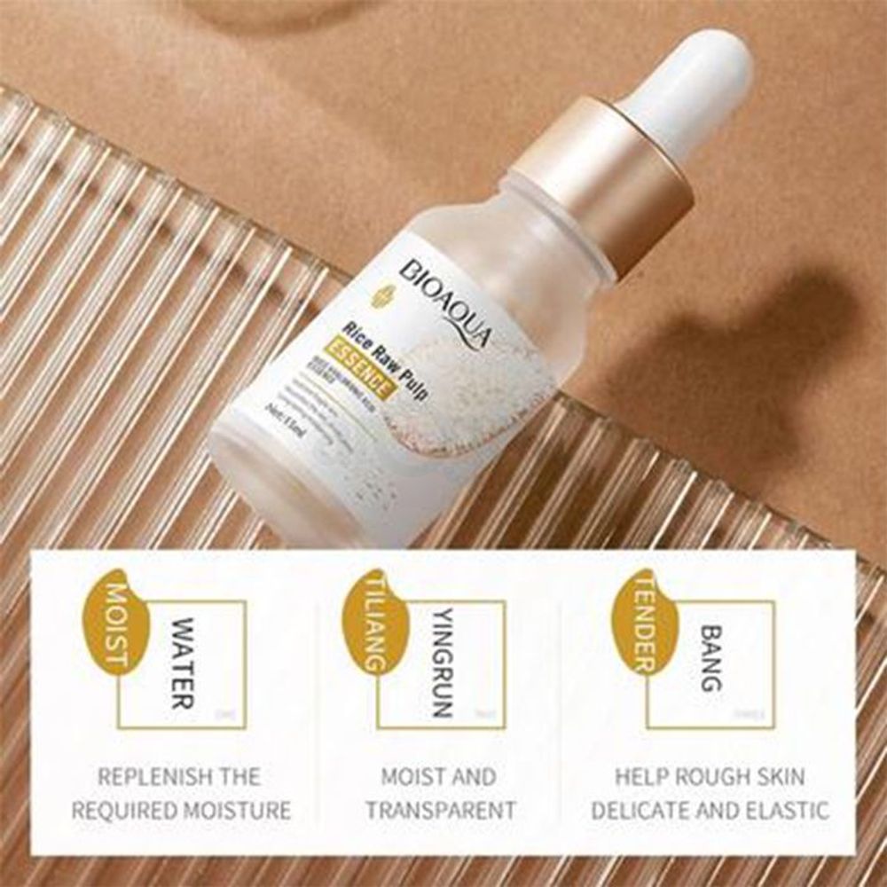 Bioaqua Rice Raw Pulp Essence with Hyaluronic Acid - 15ml  