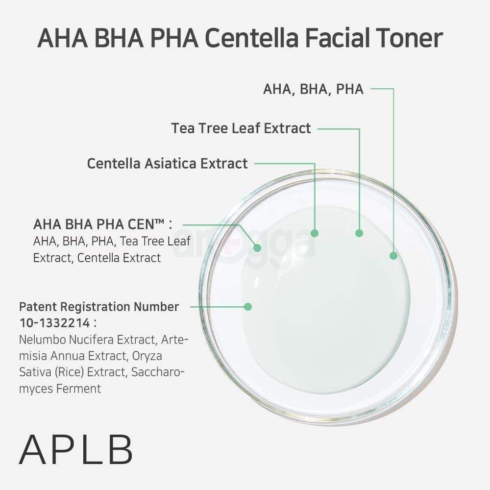 APLB AHA BHA PHA 16.4% Centella Facial Toner  