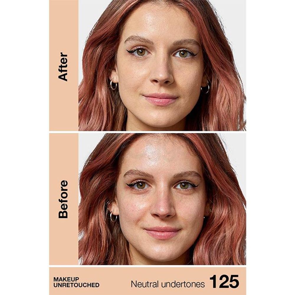 Maybelline New York Fit Me Matte & Poreless Foundation SPF 22- Shade 125  