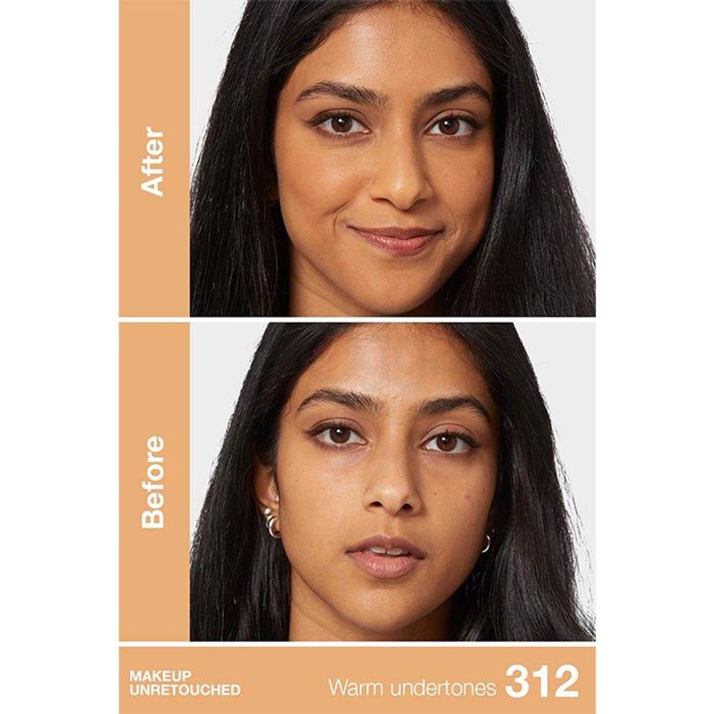 Maybelline New York Fit Me Matte & Poreless Foundation SPF 22- Shade 312  