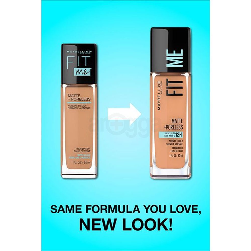 Maybelline New York Fit Me Matte & Poreless Foundation SPF 22- Shade 312  
