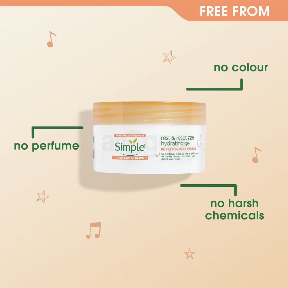 Simple protect 'N Glow Brightening Gel Cream  