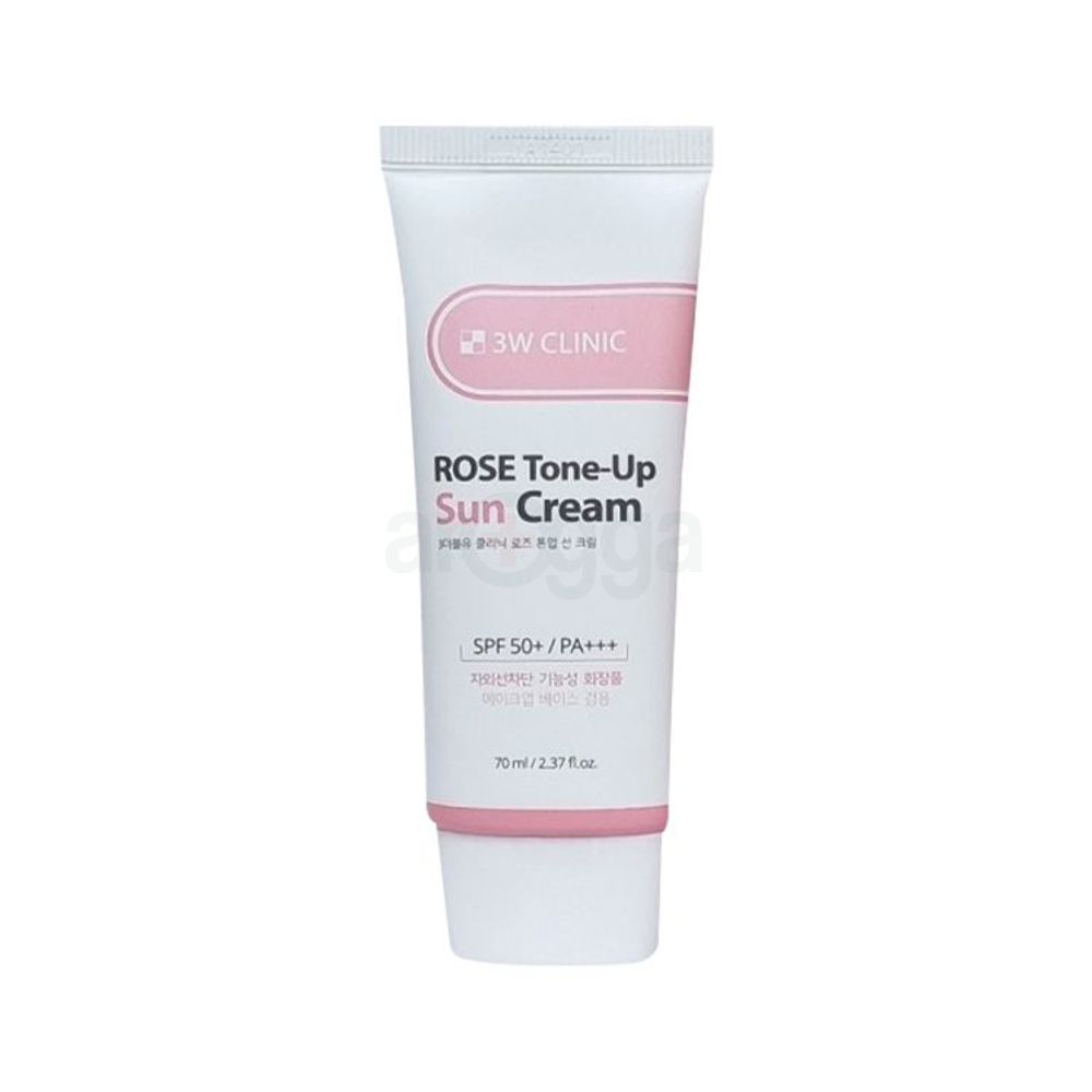 3W Clinic Rose Tone Up Sun Cream SPF 50+ PA+++ 70ml  