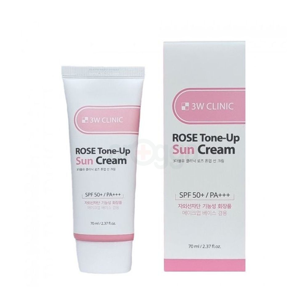 3W Clinic Rose Tone Up Sun Cream SPF 50+ PA+++  