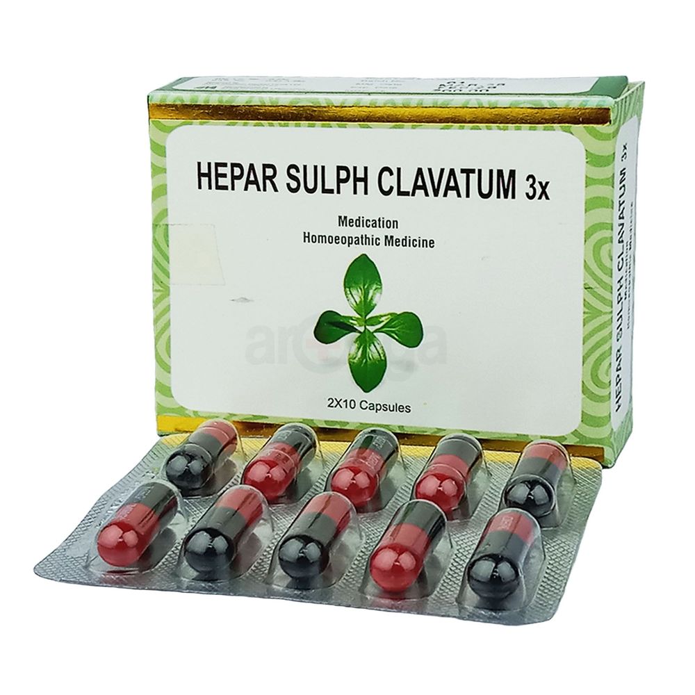 Hepar Sulph Clavatum 3x (Modern)  