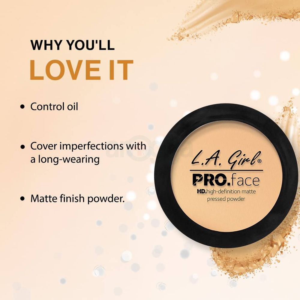 L.A. Girl Pro Matte Pressed Powder - GPP604 Creamy Natural  