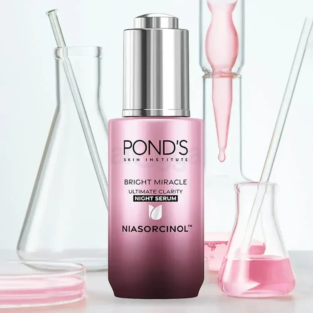 Pond'S Bright Miracle Ultimate Clarity Night Serum Niasorcinol  