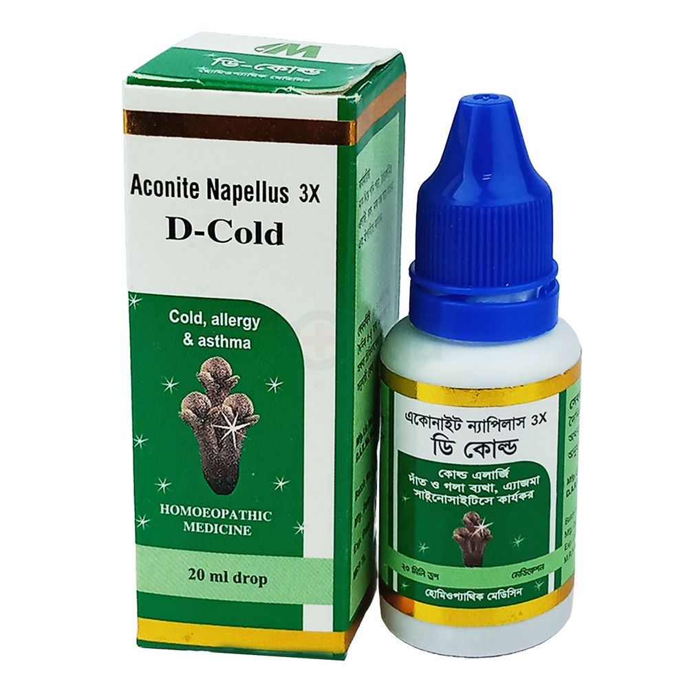Aconite Napellus 3x D-Cold 20ml (Modern)  