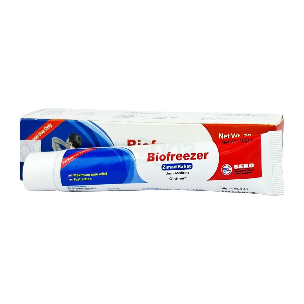 Biofreezer Pain Reliever Ointment 30gm 30gm ointment