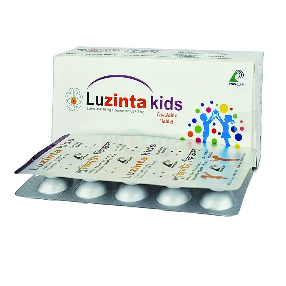Luzinta Kids 10mg+2mg tablet