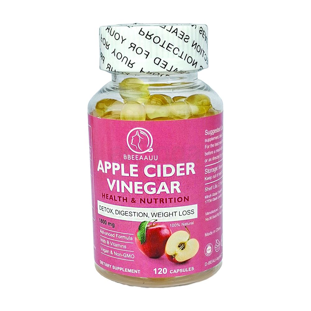 BBEEAAUU Apple Cider Vinegar 1800mg 120 Capsules  