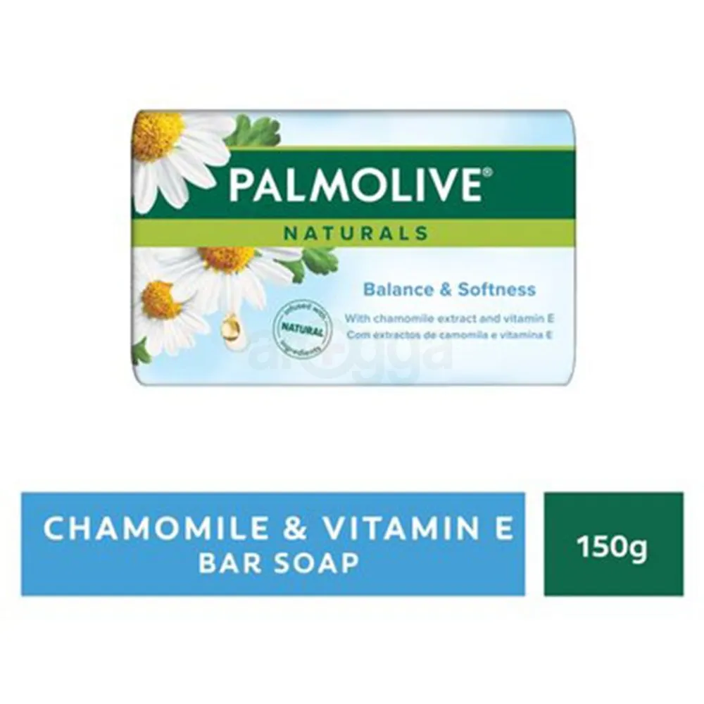 Palmolive Naturals Balanced & Softness Bar Soap with Chamomile Extract & Vitamin E 150g  
