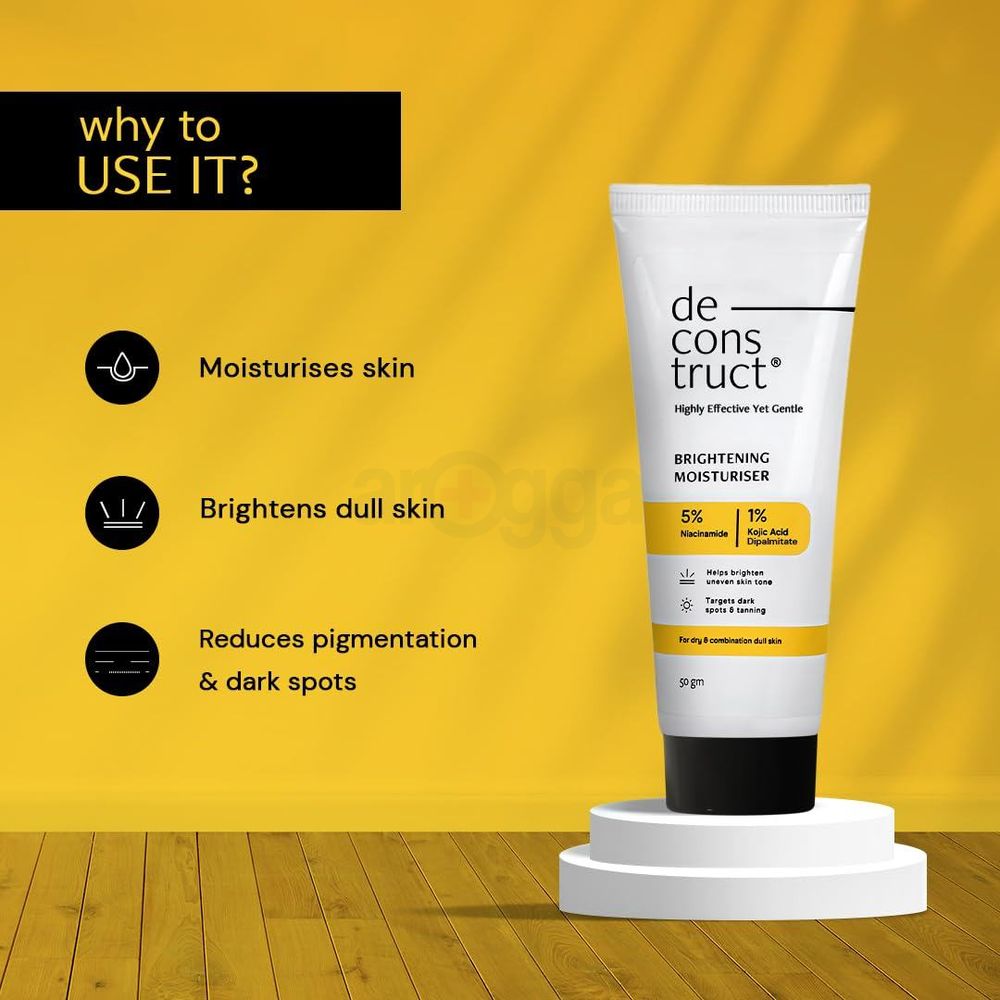 Deconstruct Niacinamide Brightening Moisturiser with 5% Niacinamide & 1% Kojic Acid Dipalmitate 50g  