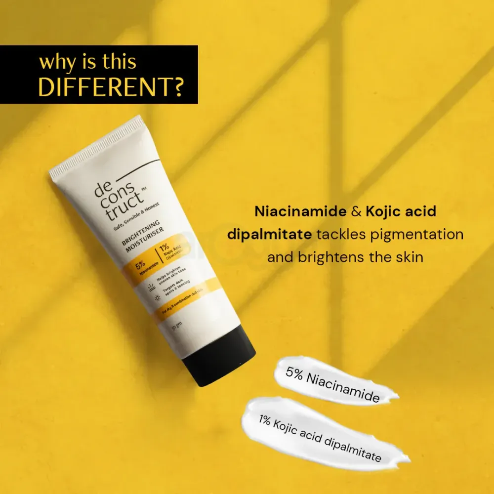 Deconstruct Niacinamide Brightening Moisturiser with 5% Niacinamide & 1% Kojic Acid Dipalmitate  