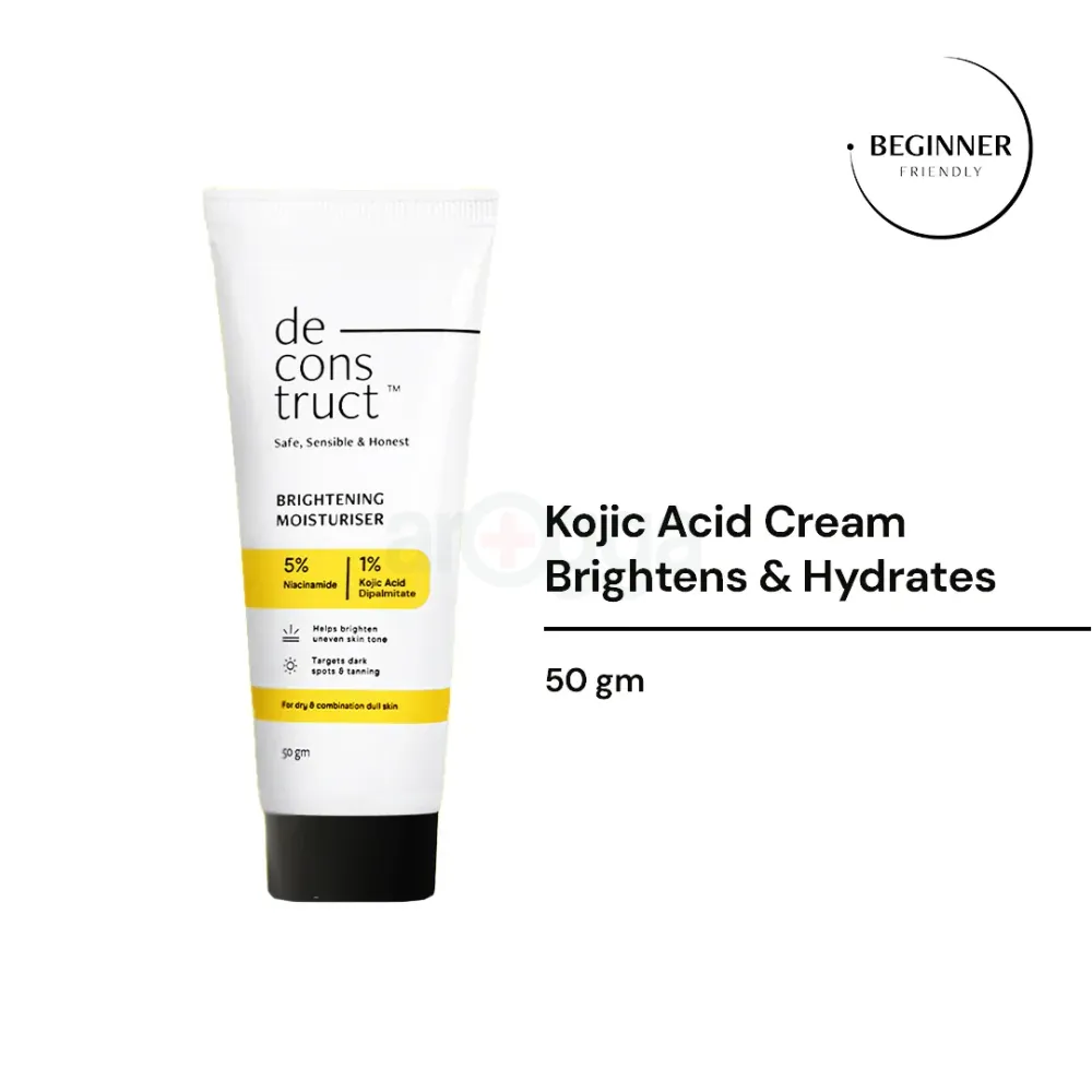 Deconstruct Niacinamide Brightening Moisturiser with 5% Niacinamide & 1% Kojic Acid Dipalmitate 50g  