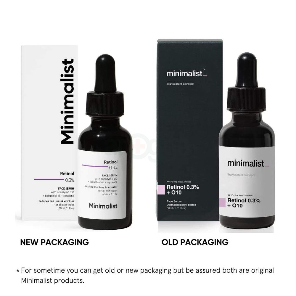 Minimalist 0.3% Retinol Face Serum for All Skin Types 30ml  