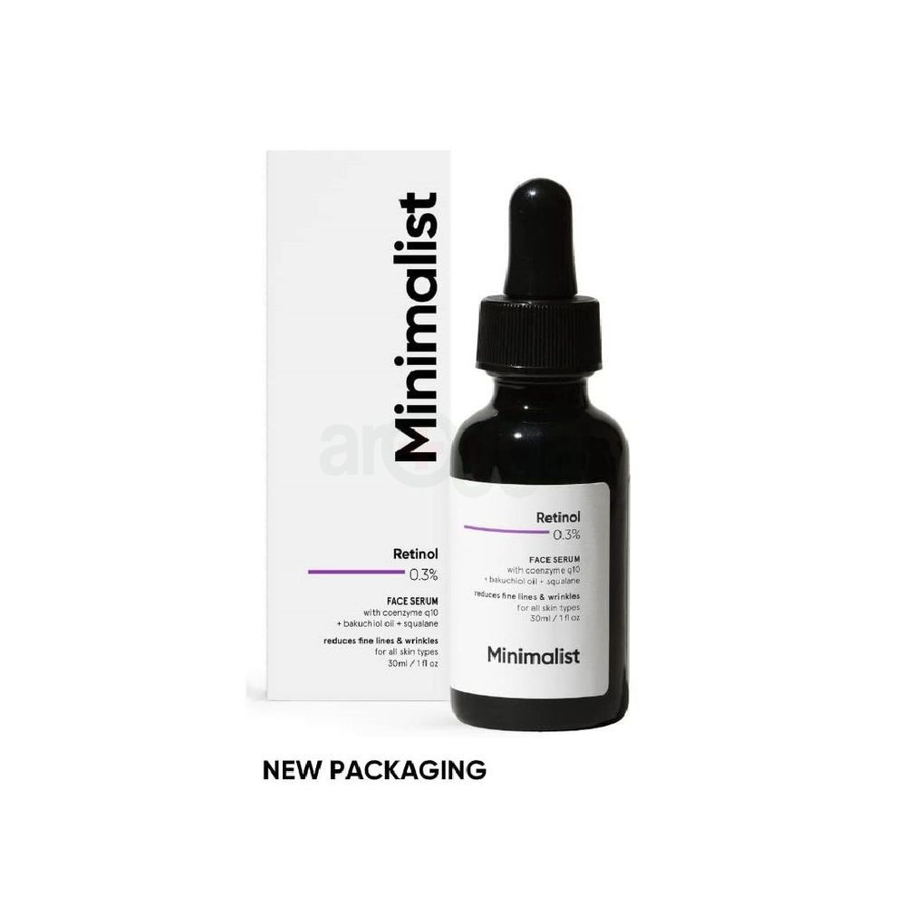 Minimalist 0.3% Retinol Face Serum for All Skin Types 30ml  