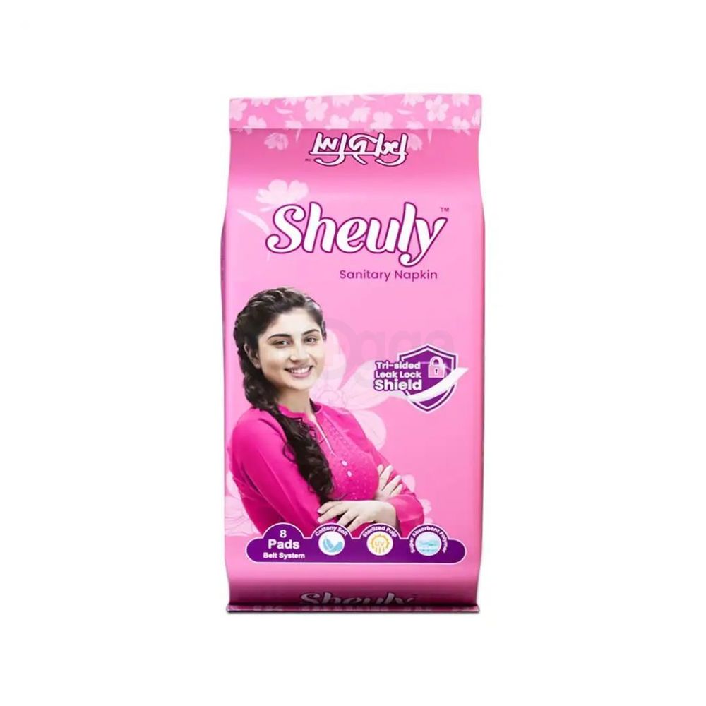 Sheuly Sanitary Napkin - Belt 8 Pads  