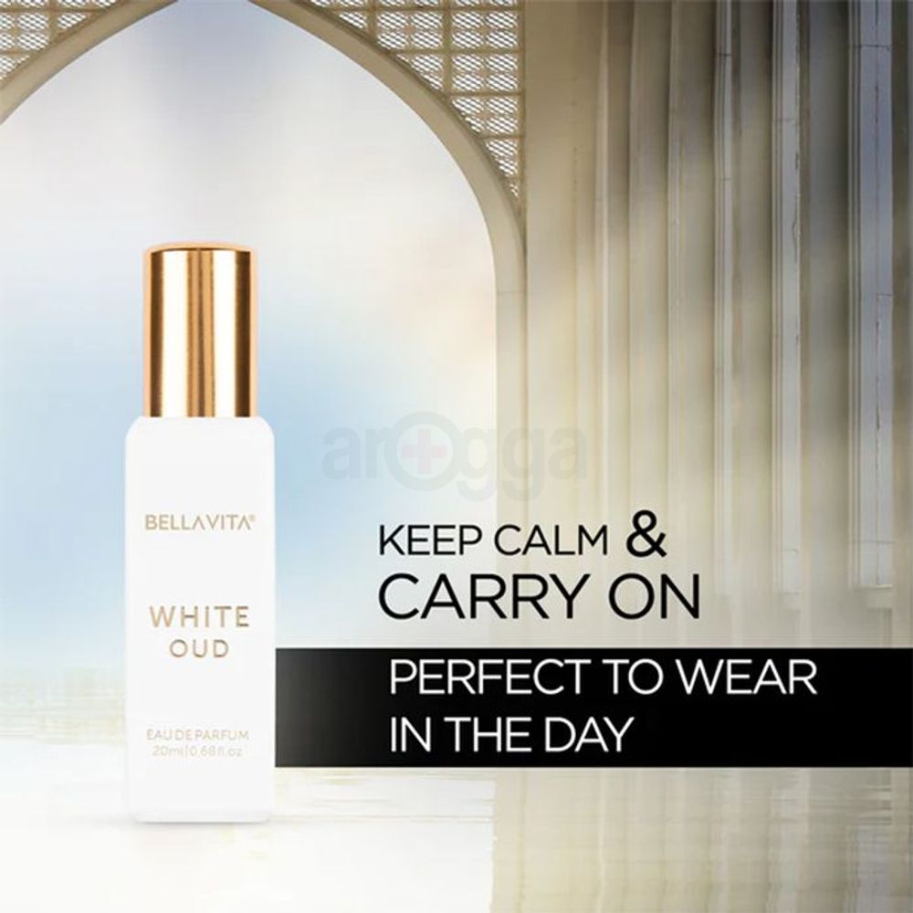 Bellavita Luxury White Oud EDP Perfume for Men & Women 20ml  