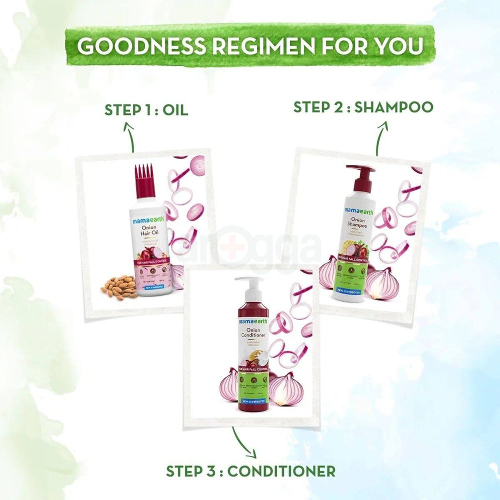Mamaearth Onion Oil with Redensyl for Hair Fall Controll 250ml  