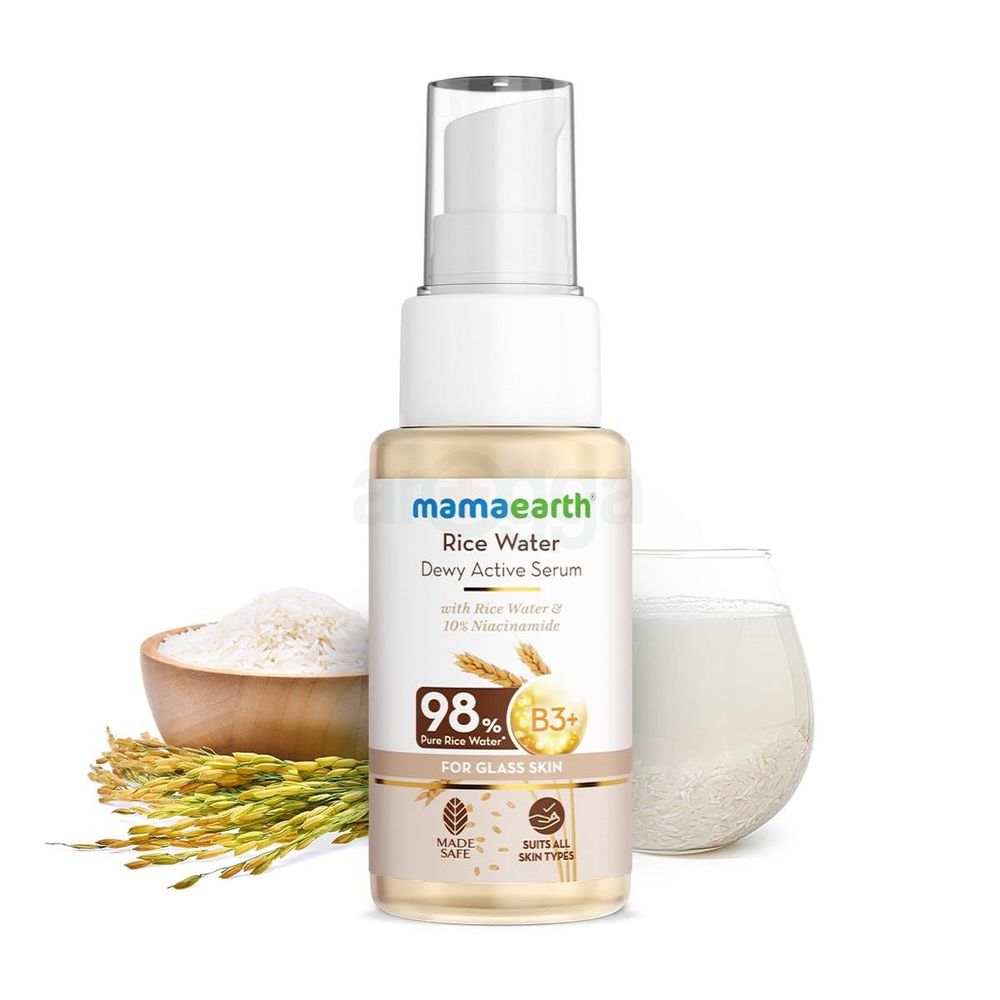 Mamaearth Rice Water Dewy Active Serum for Glass Skin 50ml  