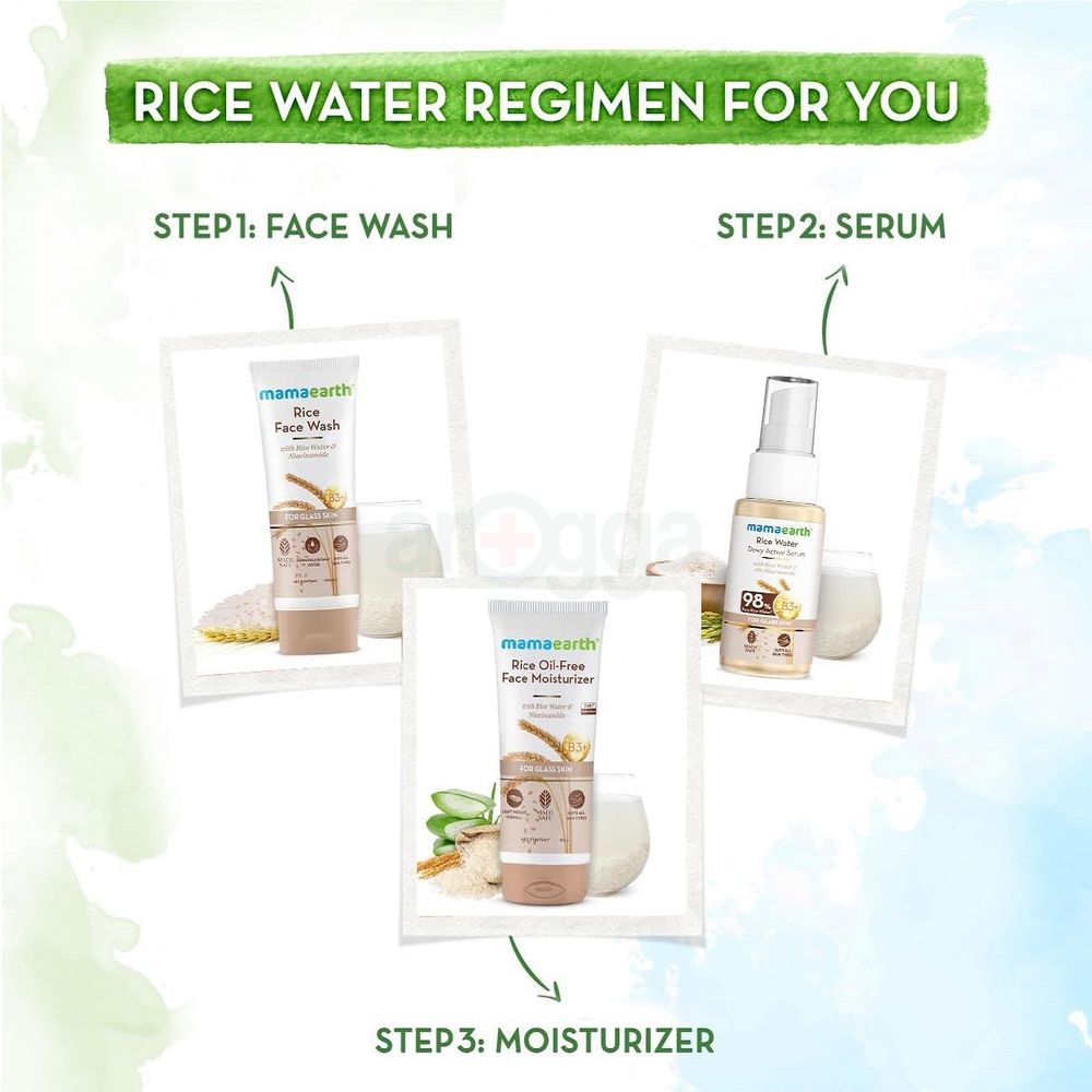 Mamaearth Rice Water Dewy Active Serum for Glass Skin 50ml  