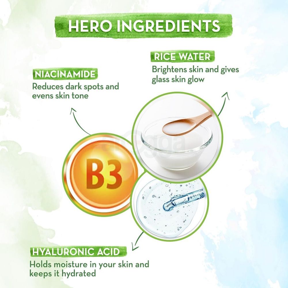 Mamaearth Rice Water Dewy Active Serum for Glass Skin 50ml  