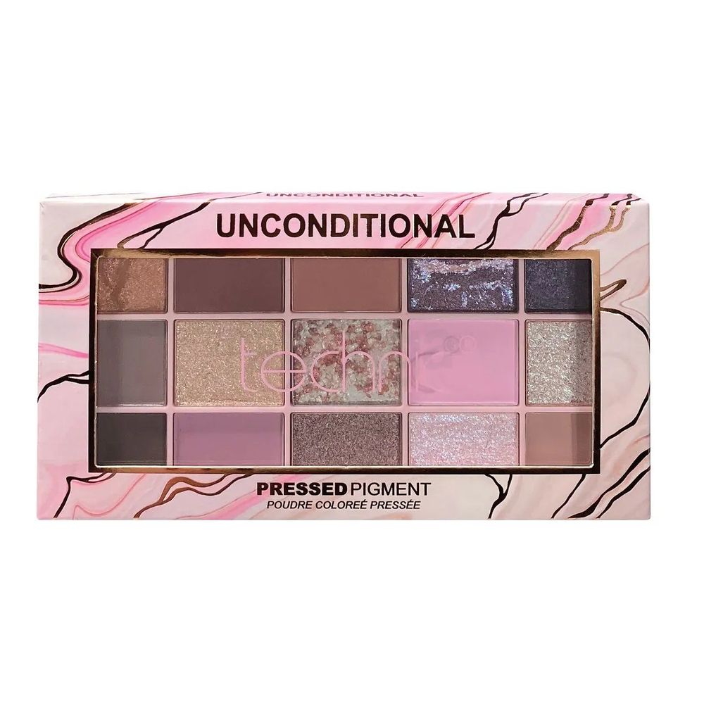 Technic 15 Color Pressed Pigment Eyeshadow Palette -  Unconditional  