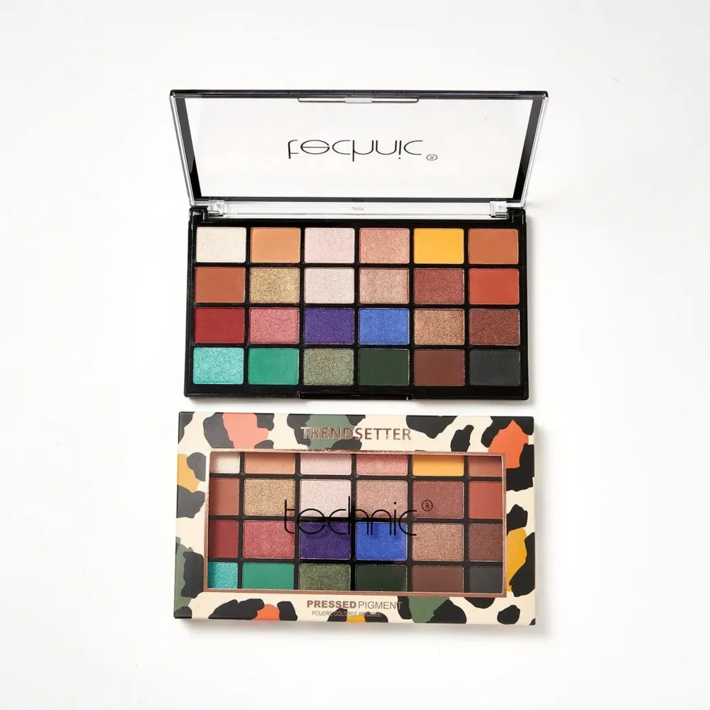 Technic 24 Color Pressed Pigment Eyeshadow Palette - Trendsetter  