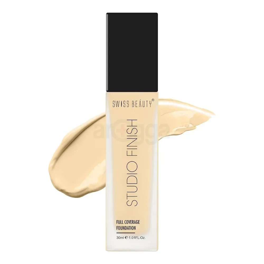 Swiss Beauty Studio Finish Full Coverage Foundation - 02 Ivory Fair  
